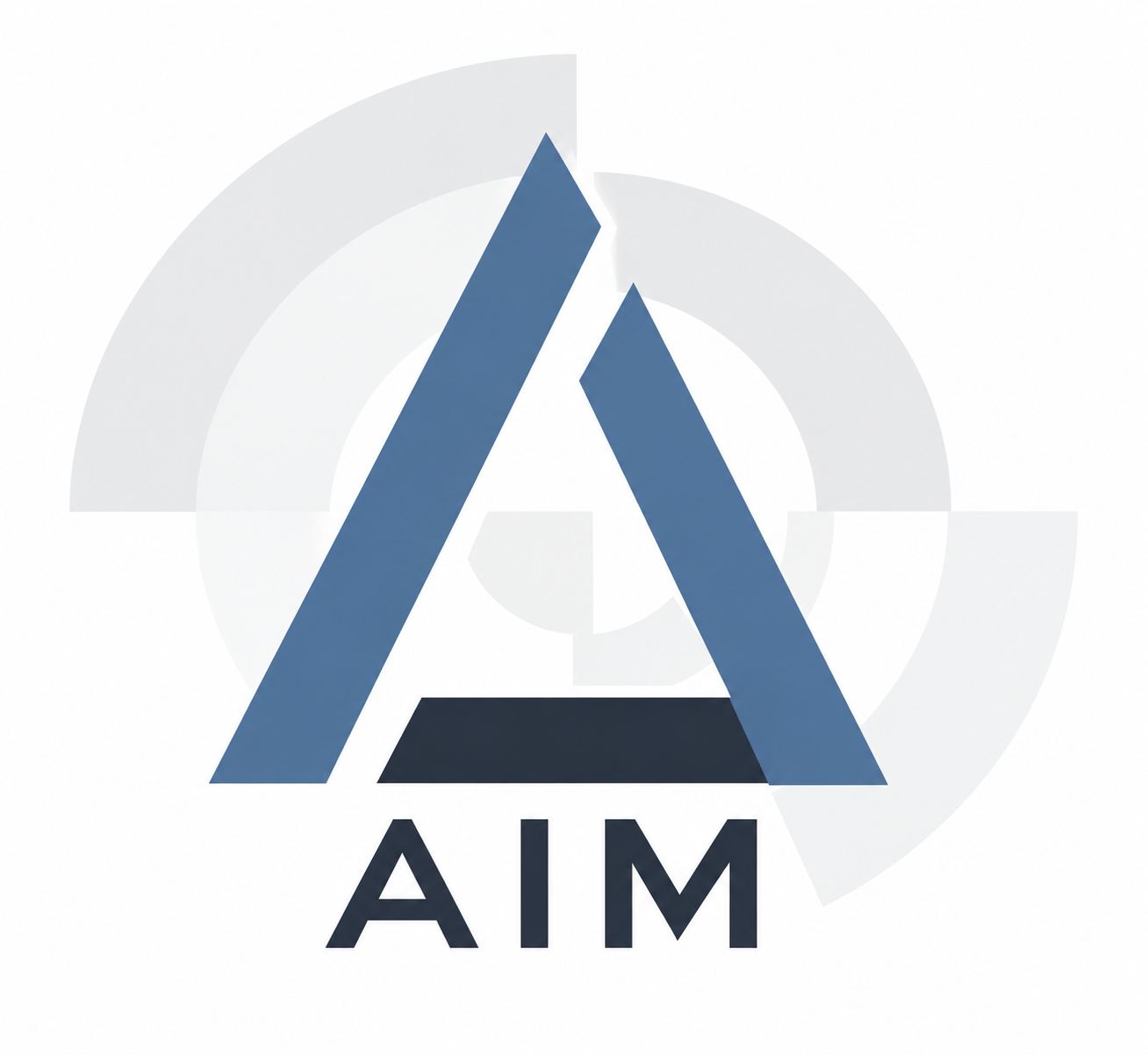 AIM Logo with Circular Accents