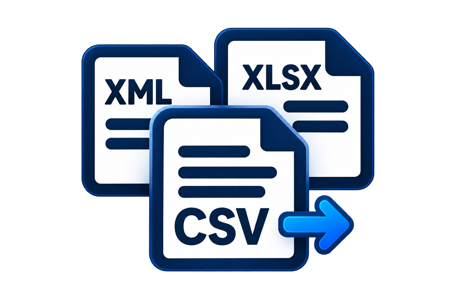 CSV Export File Icons